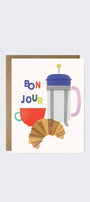 Ula Bloom Bonjour French Breakfast Greeting Card