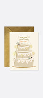 Ginger P. Designs Sparkler Wedding Cake Card