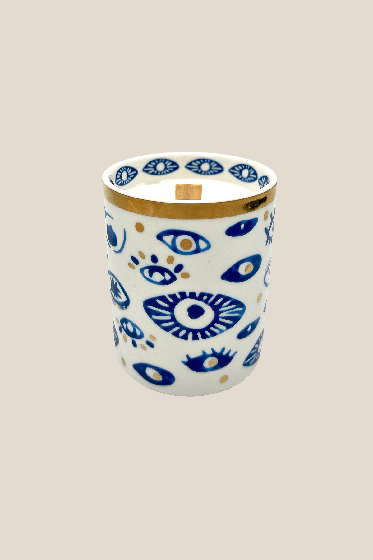 The Sacred Wild Candle Co. Oud Patchouli Evil Eye Candle
