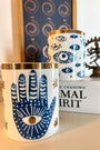 The Sacred Wild Candle Co. Oud Patchouli Evil Eye Candle