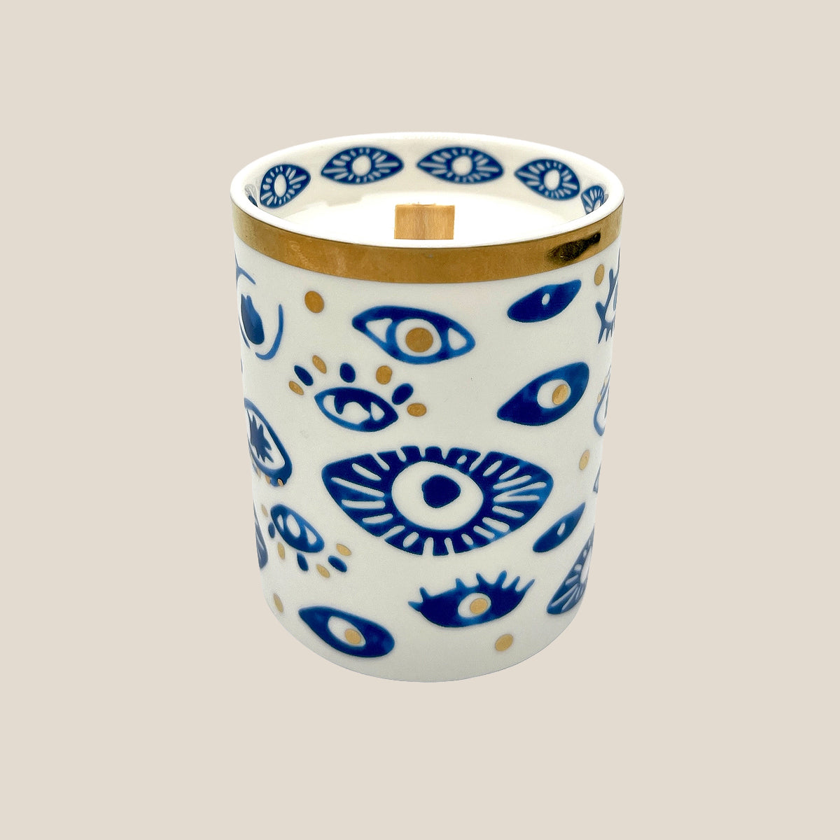 The Sacred Wild Candle Co. Ginger & Eucalyptus Evil Eye Candle