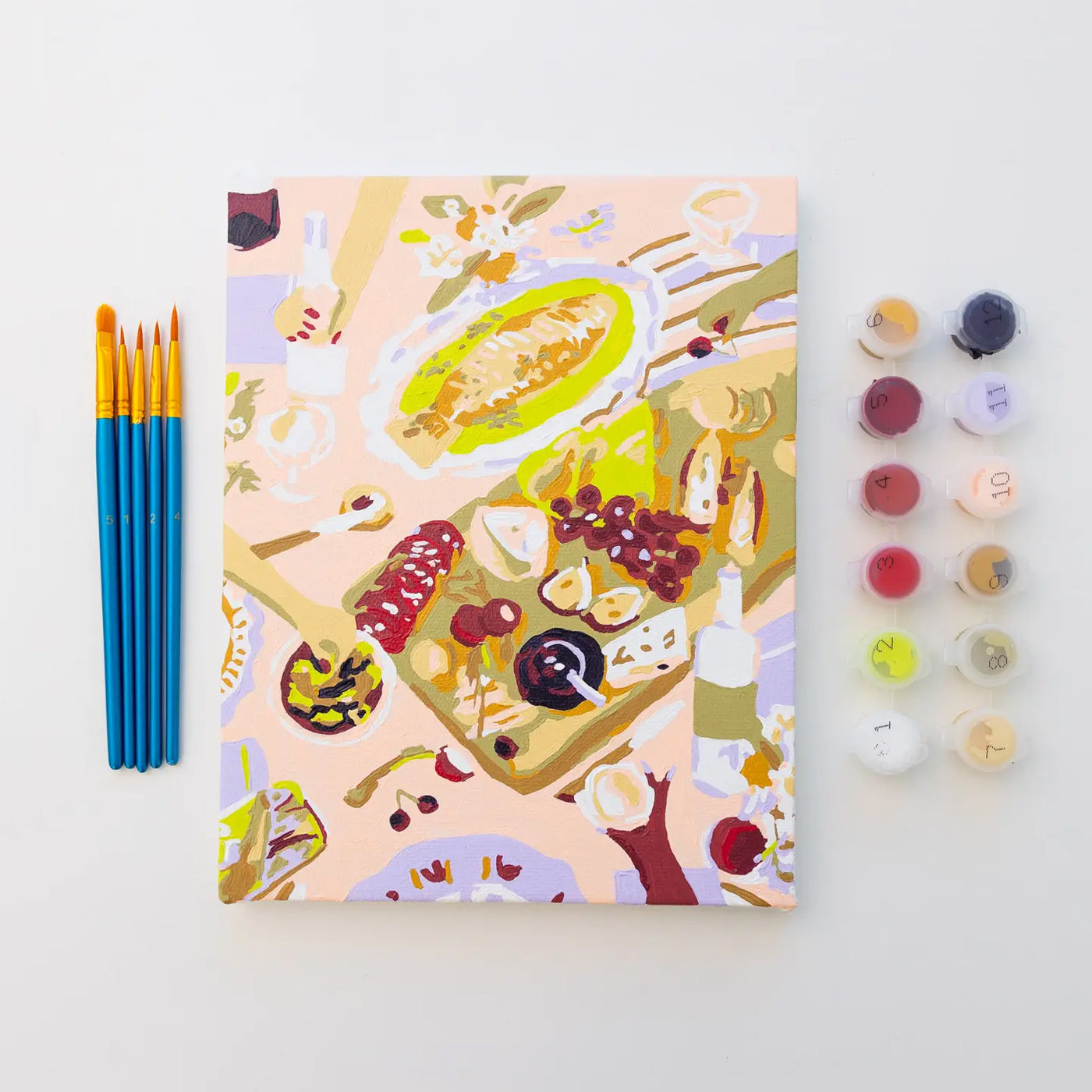Paint Anywhere Charcuterie Paint By Numbers Framed Mini