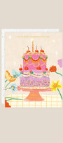 Cherry Cake Birthday Card
