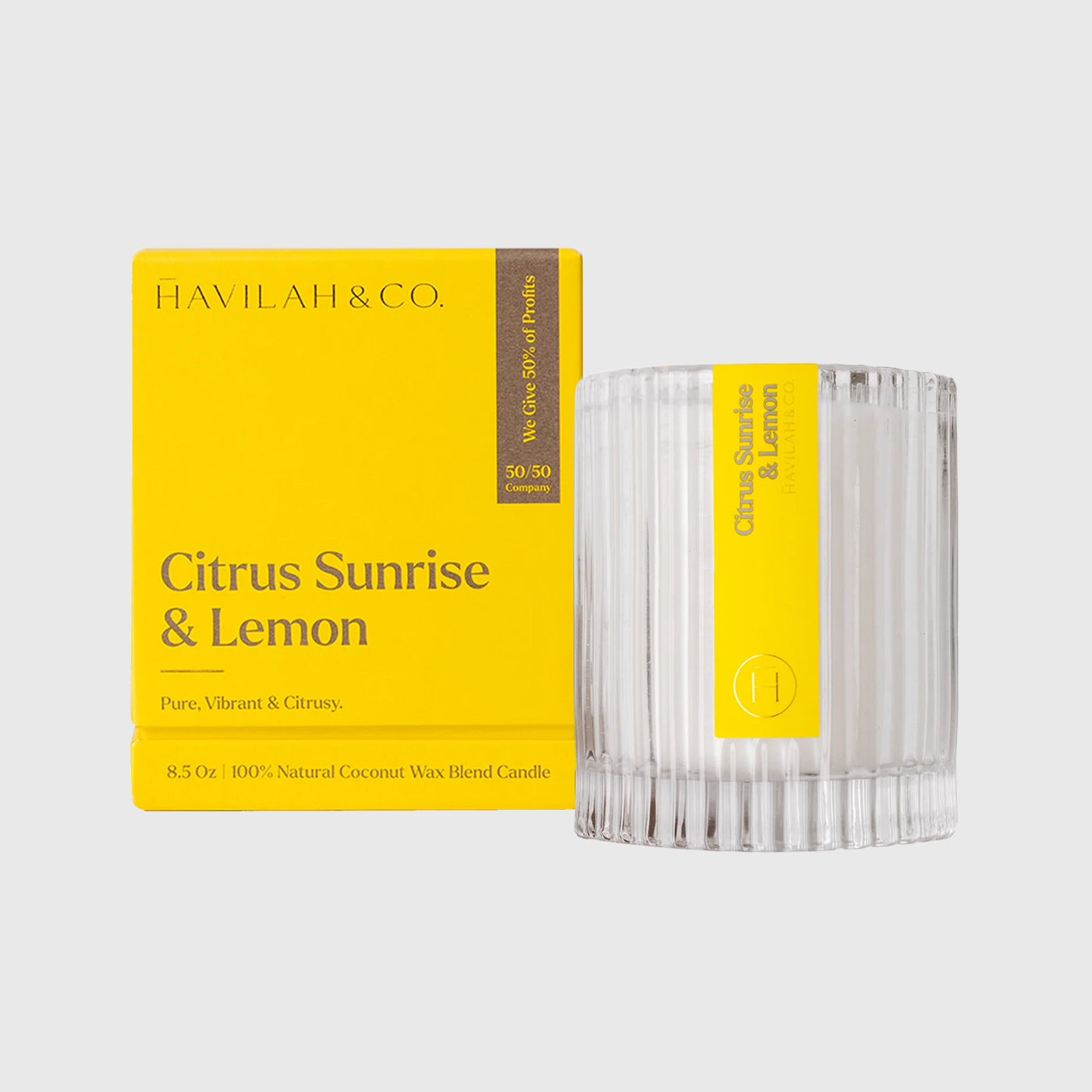 Havilah & Co. Citrus Sunrise & Lemon Candle