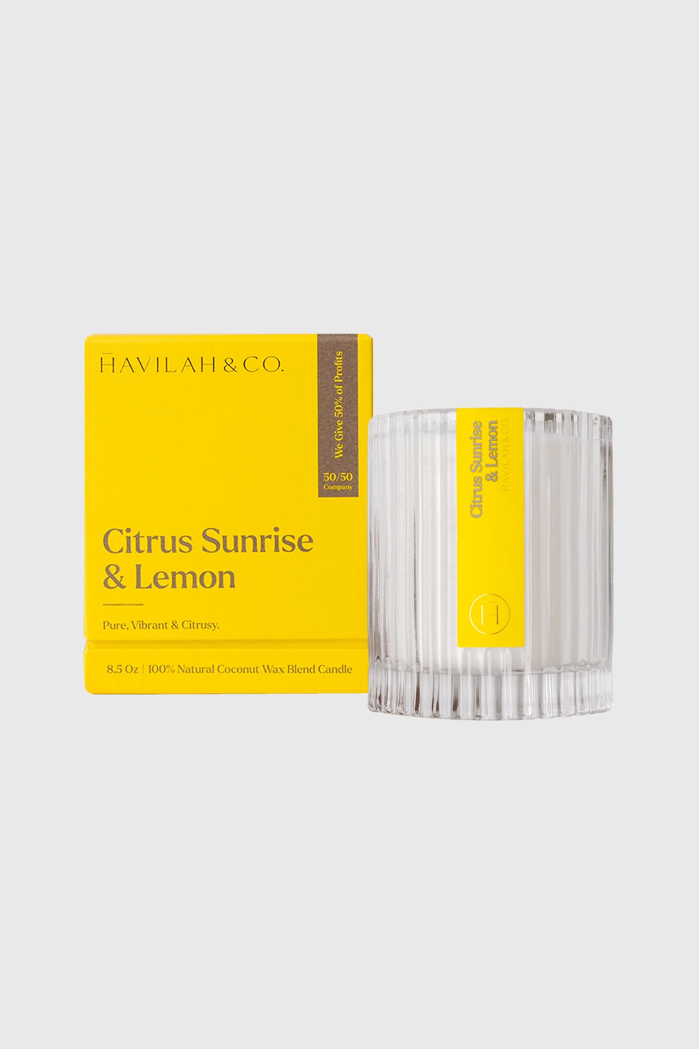 Havilah & Co. Citrus Sunrise & Lemon Candle
