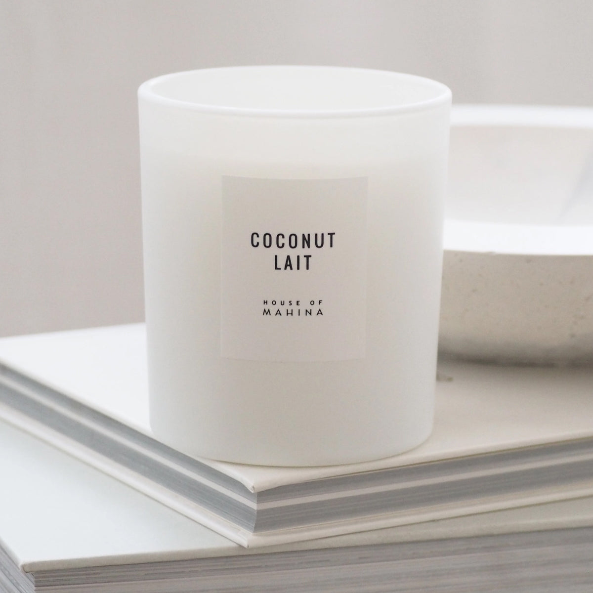 House of Mahina Coconut Lait Candle