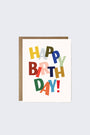 Ula Bloom Colorful Happy Birthday Greeting Card