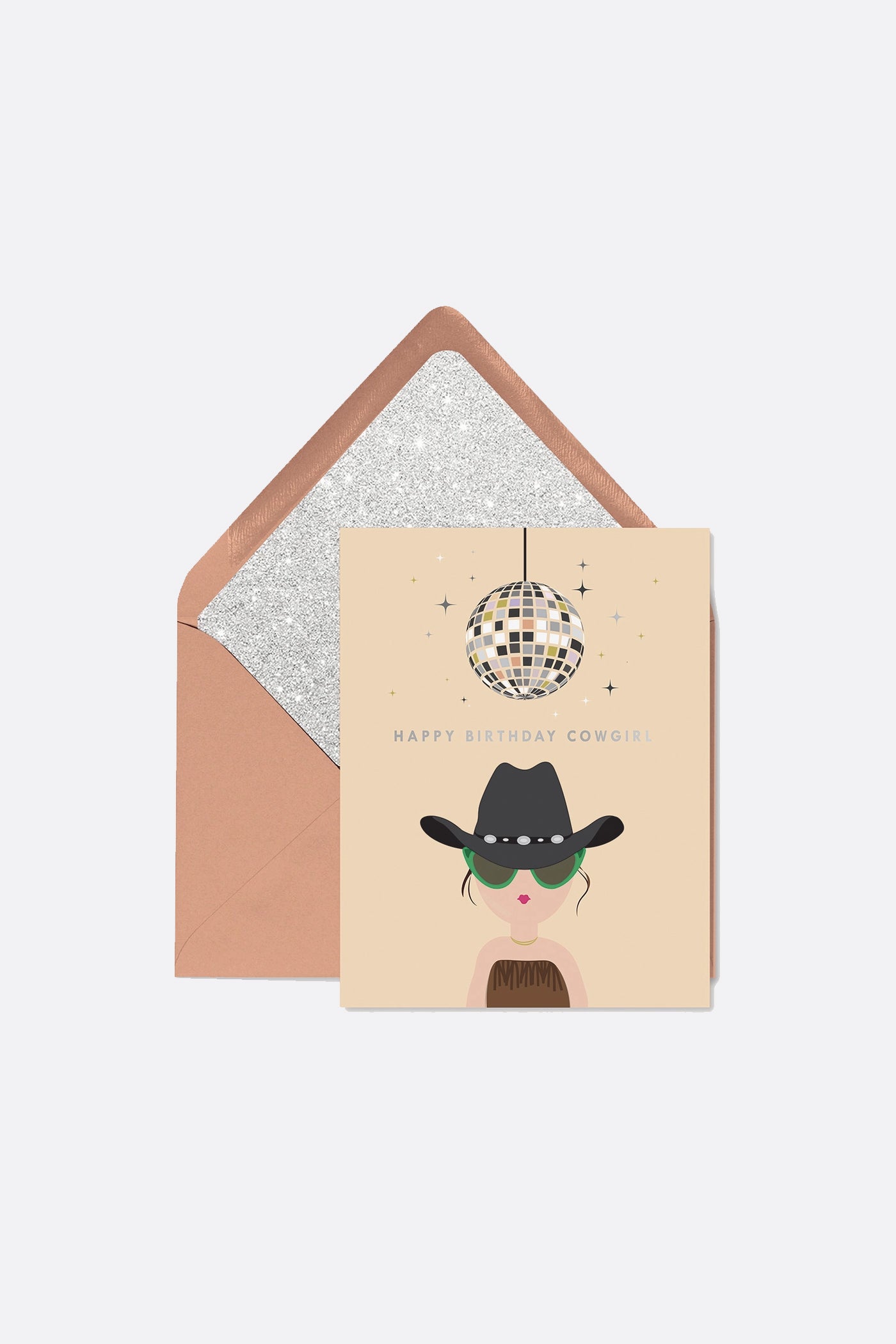 Ginger P. Designs Cowgirl Birthday Card