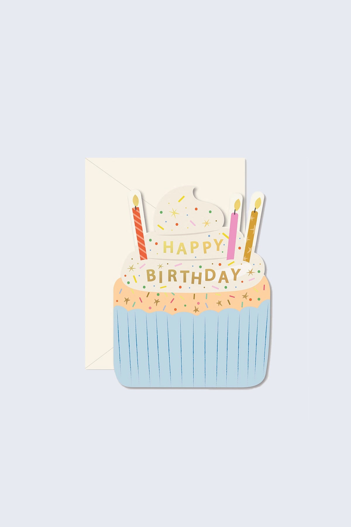 Ginger P. Designs Birthday Cupcake Greeting Card