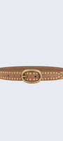 Amsterdam Heritage Dara Studded Leather Belt