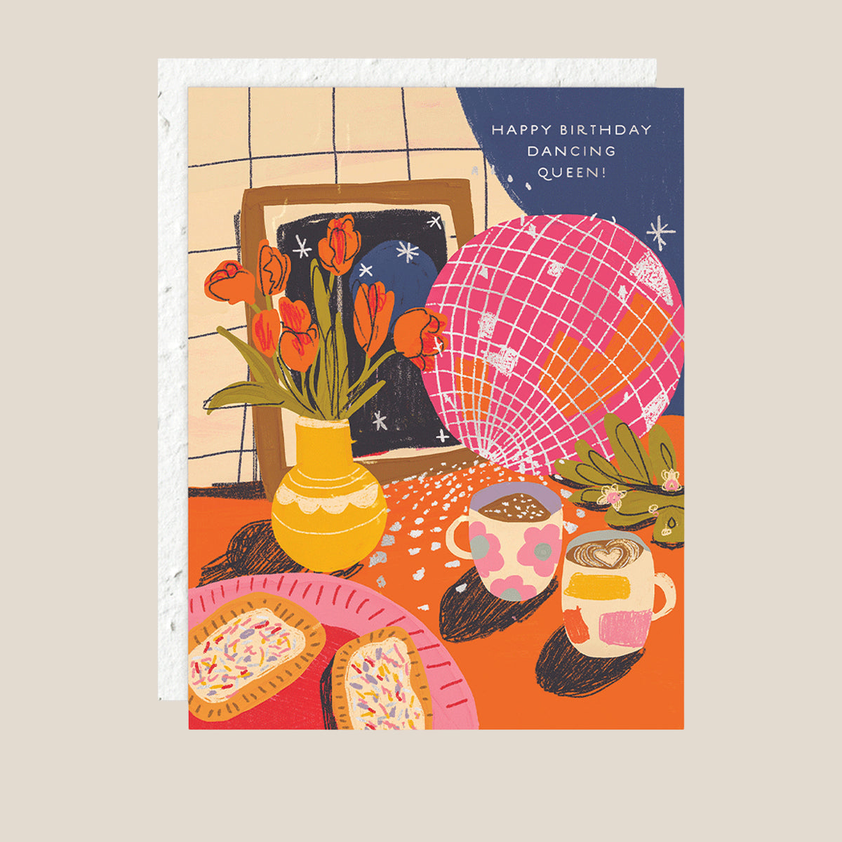 Disco Birthday Card