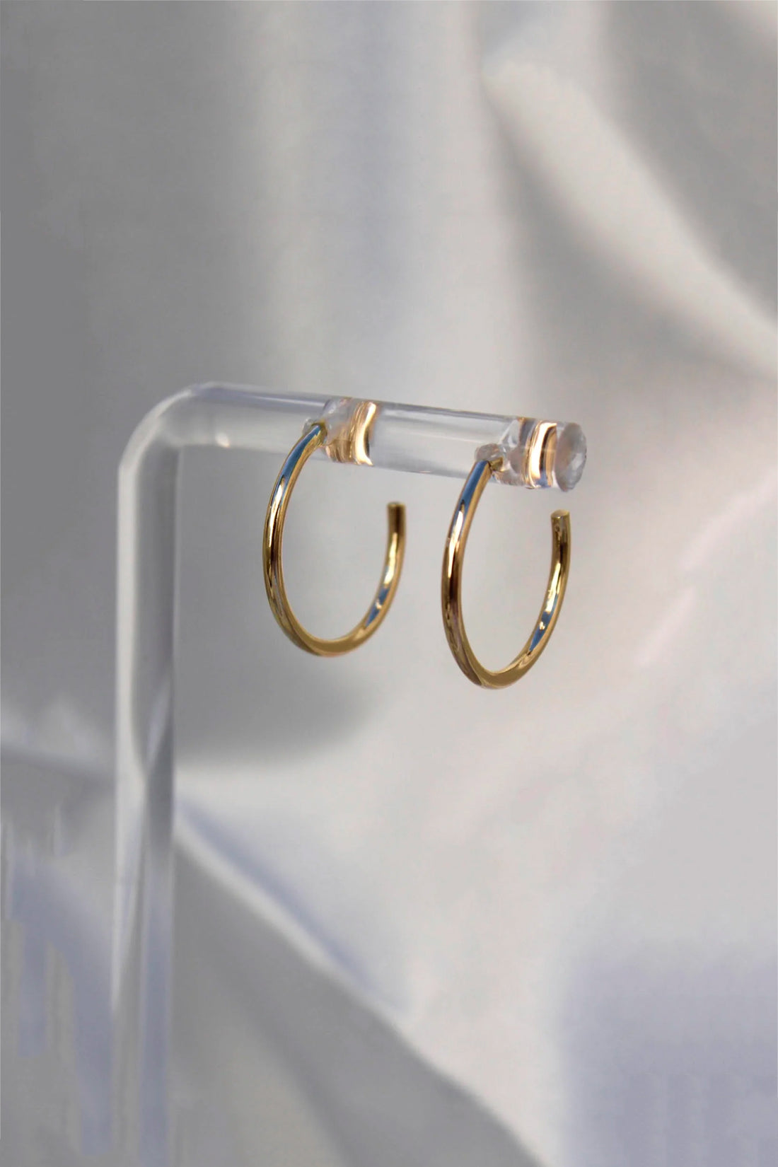 Sadie Jo Jewelry Co. Essential Huggie Hoops in 10k Solid Gold