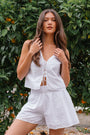Velvet Iris Eyelet Short