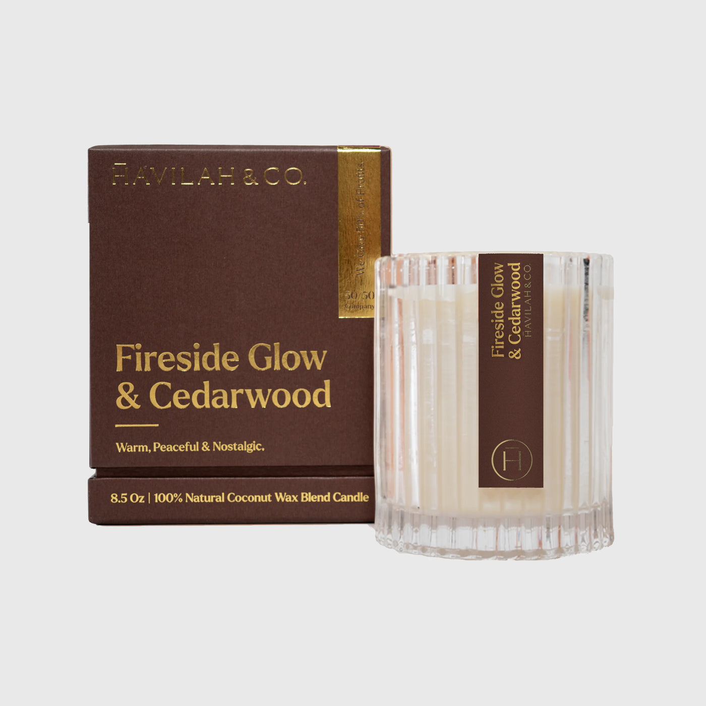 Havilah & Co. Fireside Glow & Cedarwood Candle