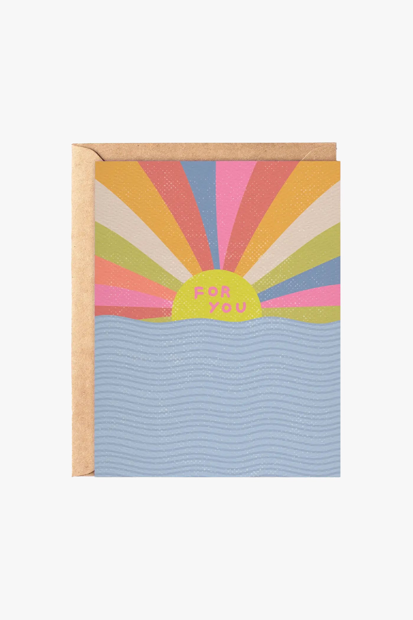 Daydream Prints For You Colorful Raibow Card