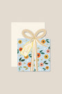 Ginger P. Designs Blue Floral Gift Greeting Card