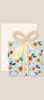 Ginger P. Designs Blue Floral Gift Greeting Card