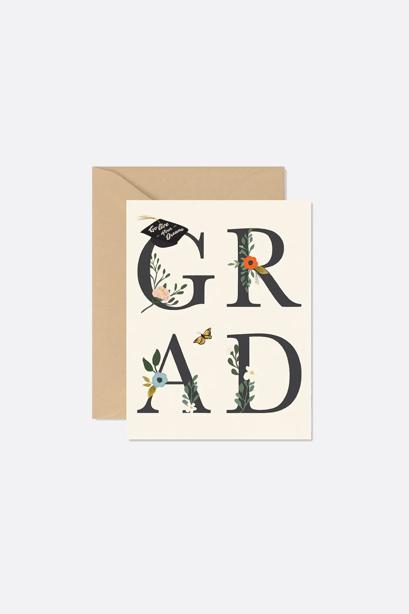 Ginger P. Designs Grad Floral Greeting Card