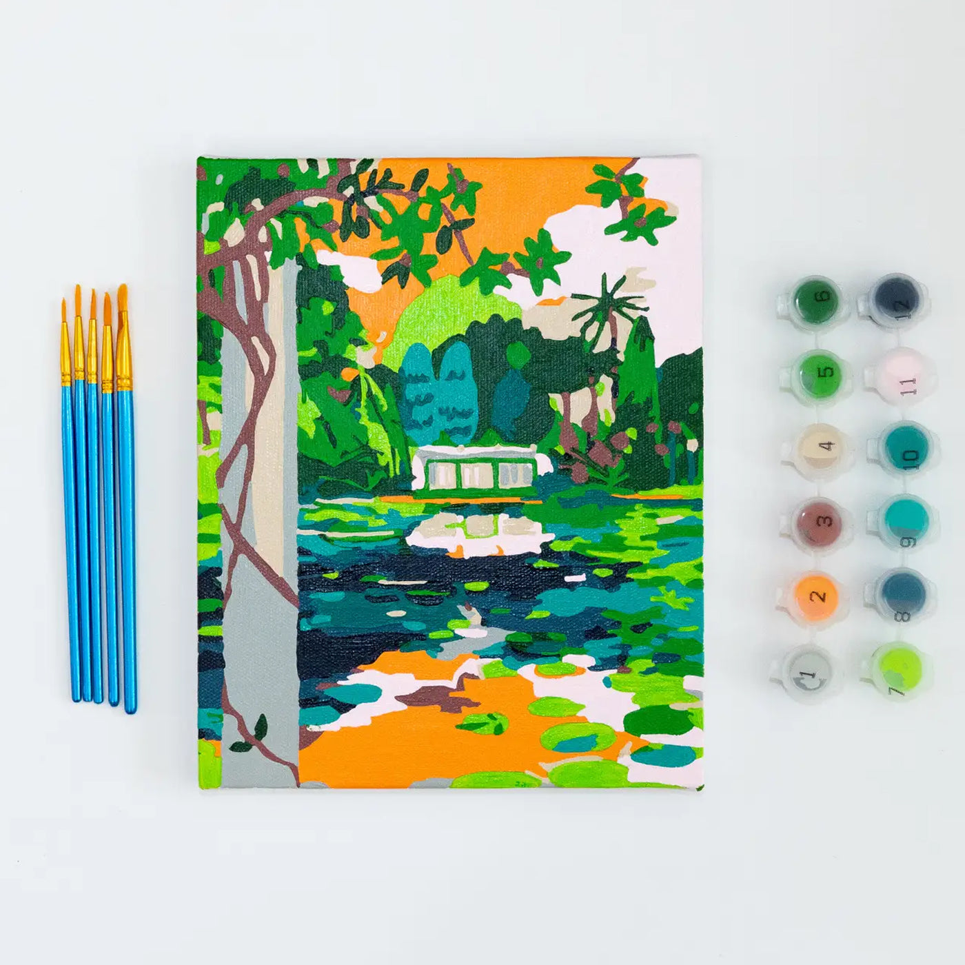 Paint Anywhere La Foelia Greenery Paint By Numbers Framed Mini
