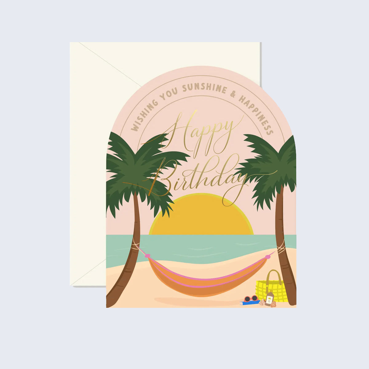 Birthday Hammock Arch Greeting Card