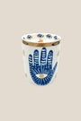 The Sacred Wild Candle Co. Hinoki & Sandalwood Hamsa Candle