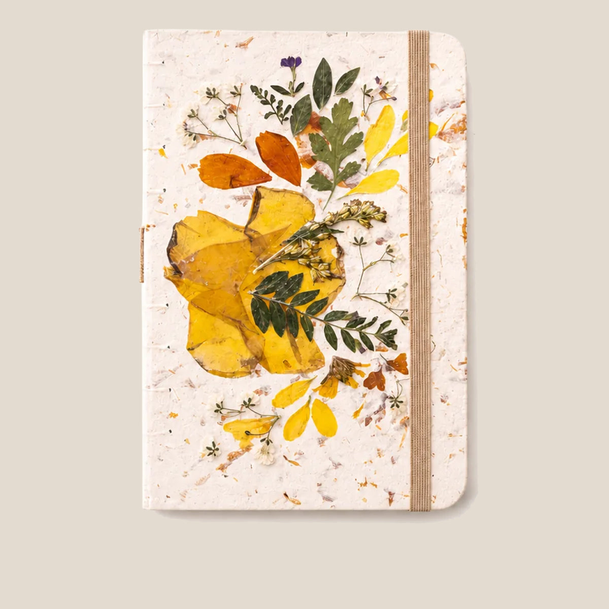 Village Thrive Handcrafted Pressed Flower Journal