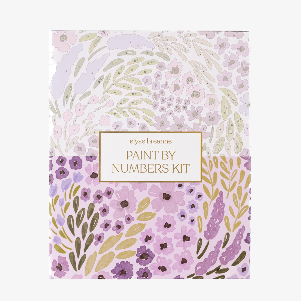 Elyse Breanne Design Lilac Floral Paint by Numbers Kit