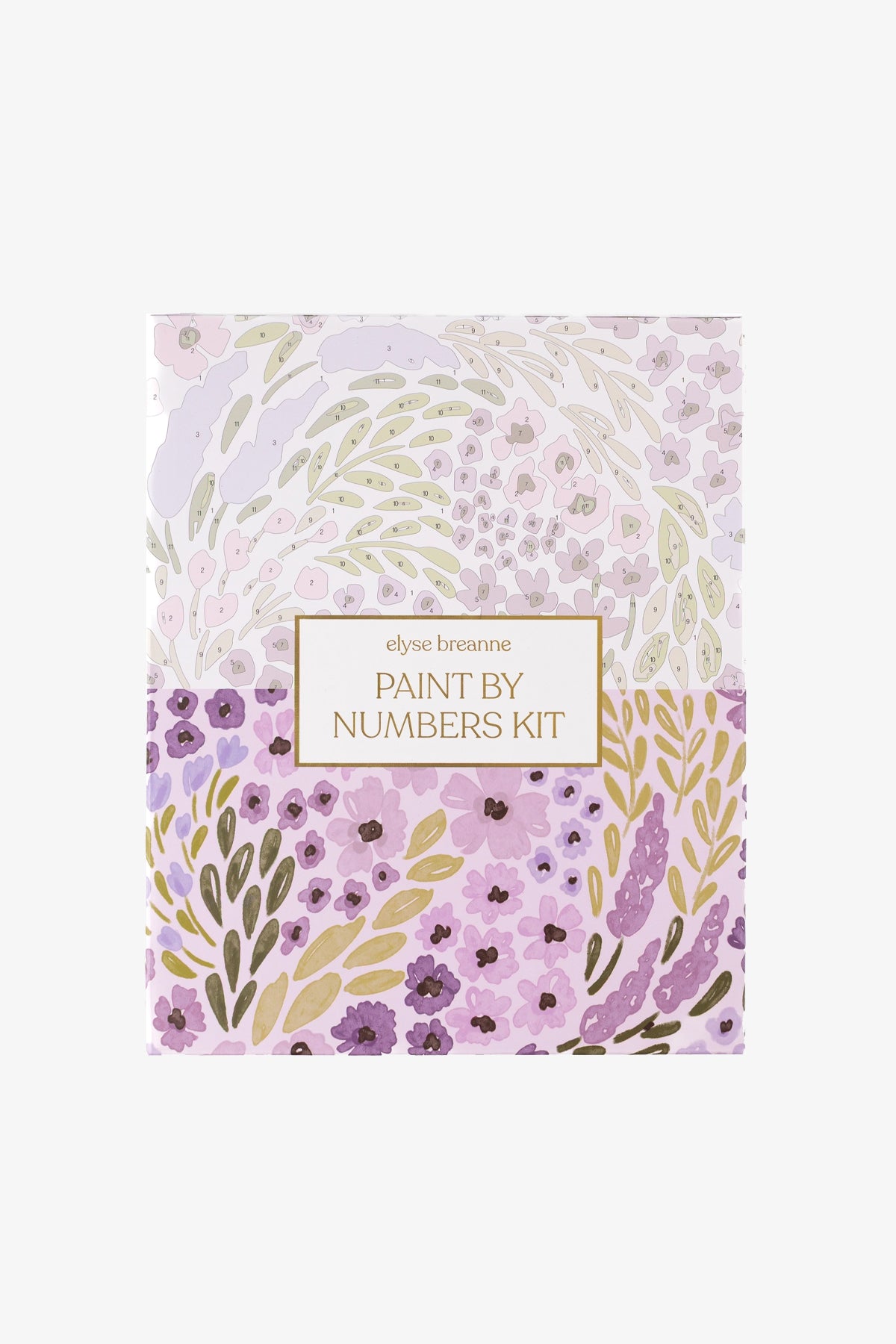 Elyse Breanne Design Lilac Floral Paint by Numbers Kit