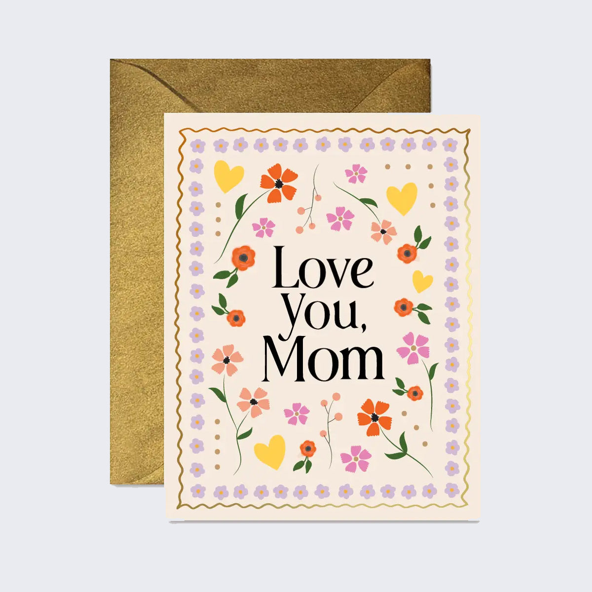 Ginger P. Designs Mosaic Mom Floral Greeting Card