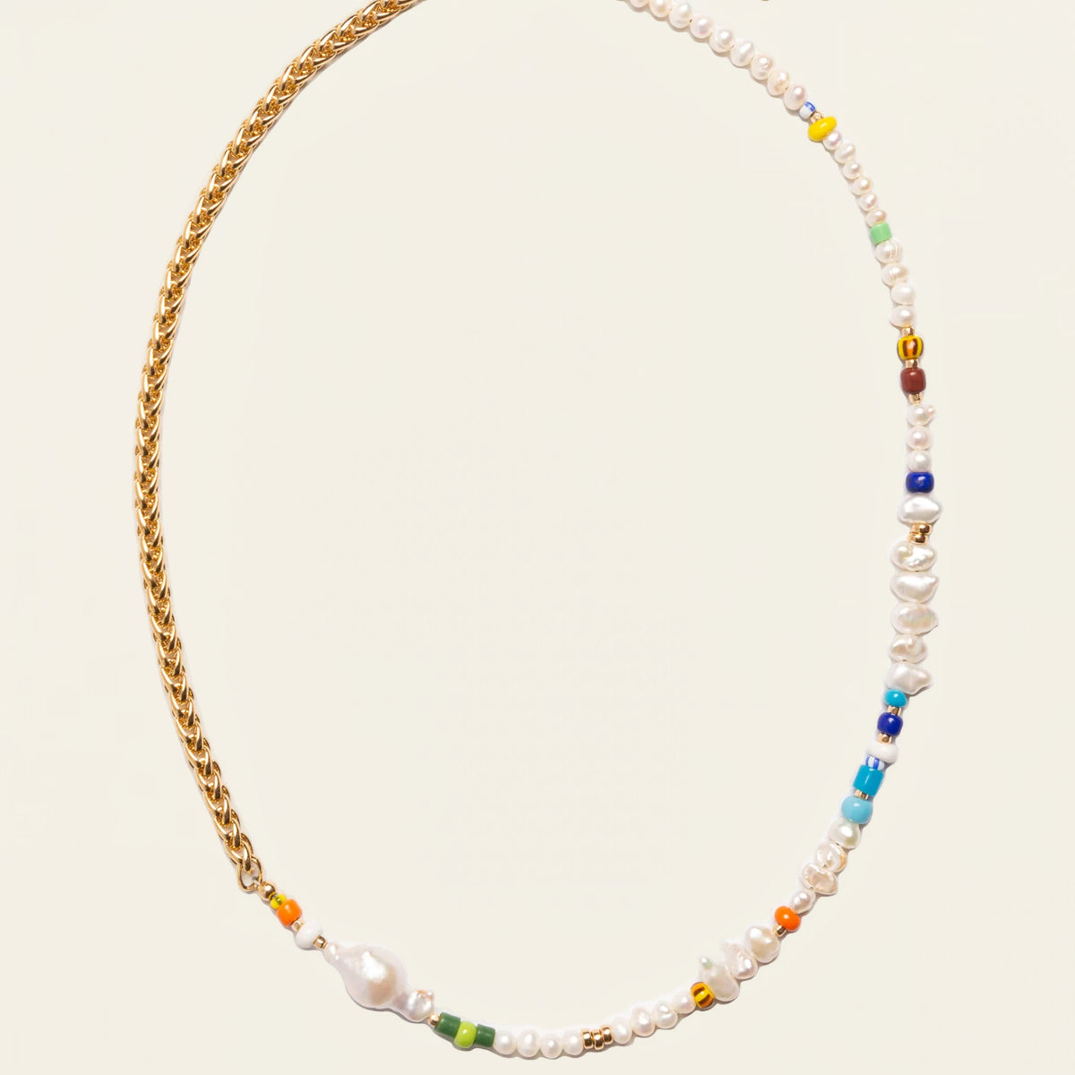 Lisa Marie Jewelry Pearls, Phoebe Chain Short Necklace