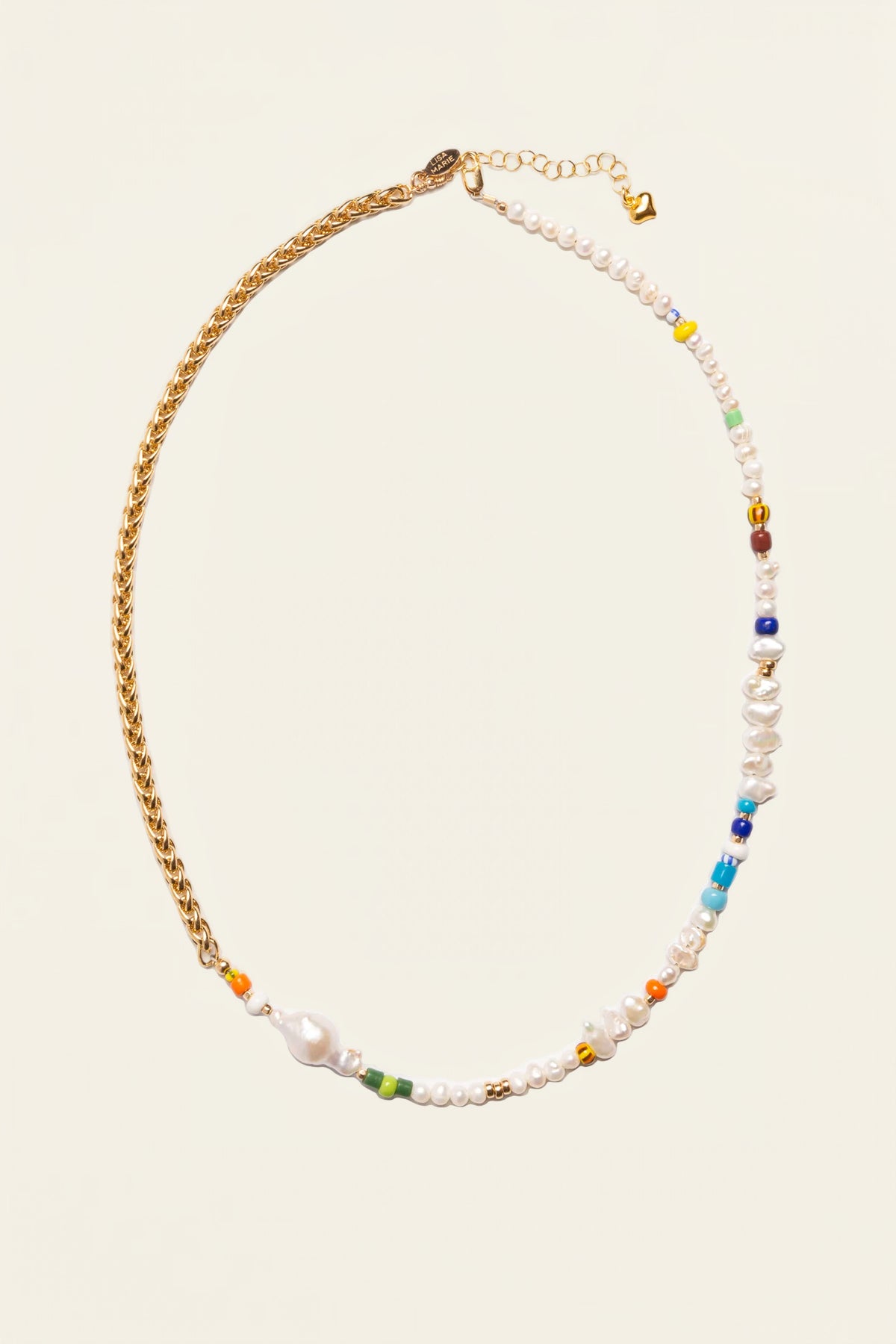 Lisa Marie Jewelry Pearls, Phoebe Chain Short Necklace