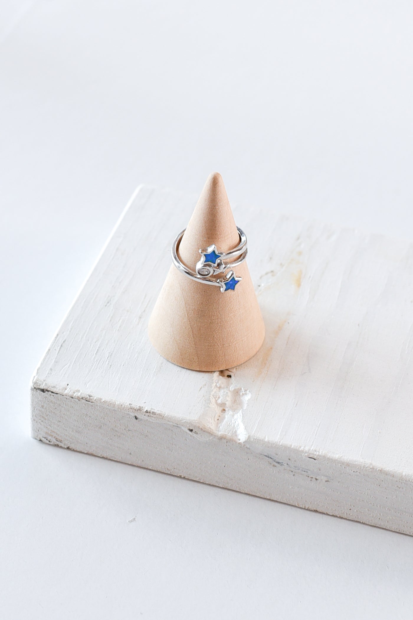 Lisa Marie Jewelry Opal Star + CZ Ring