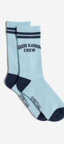 Spiritual Gangster Karma Club Crew Sock