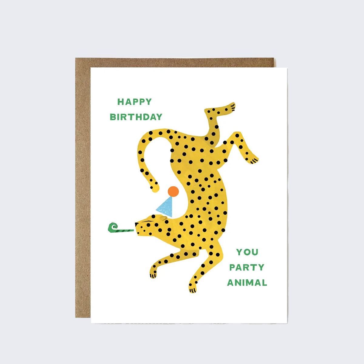 Ula Bloom Party Animal Birthday Greeting Card