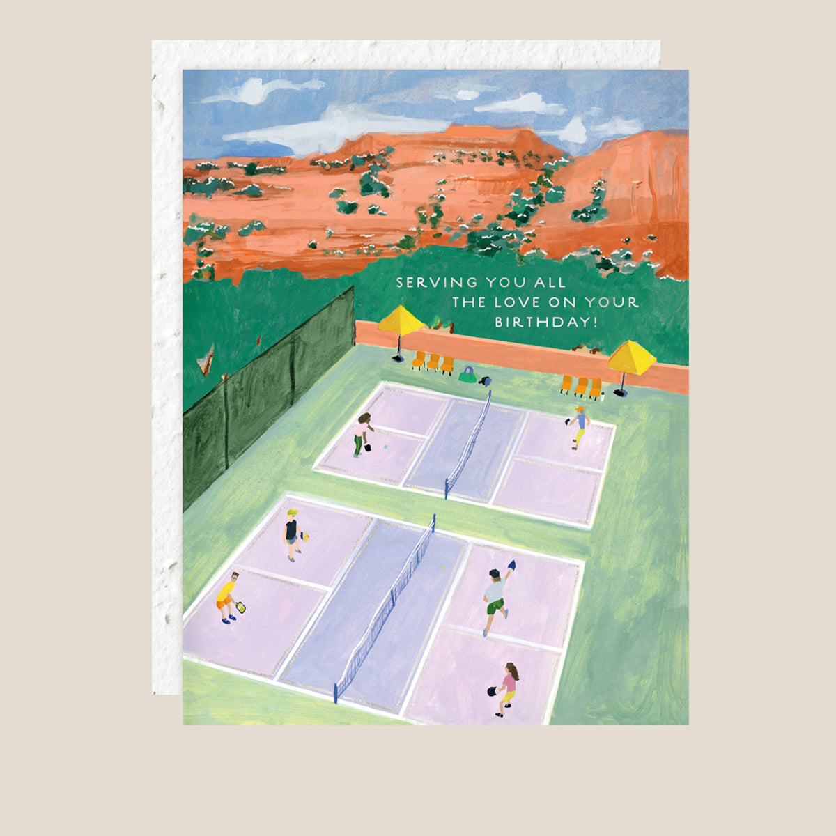 Pickleball Birthday Card
