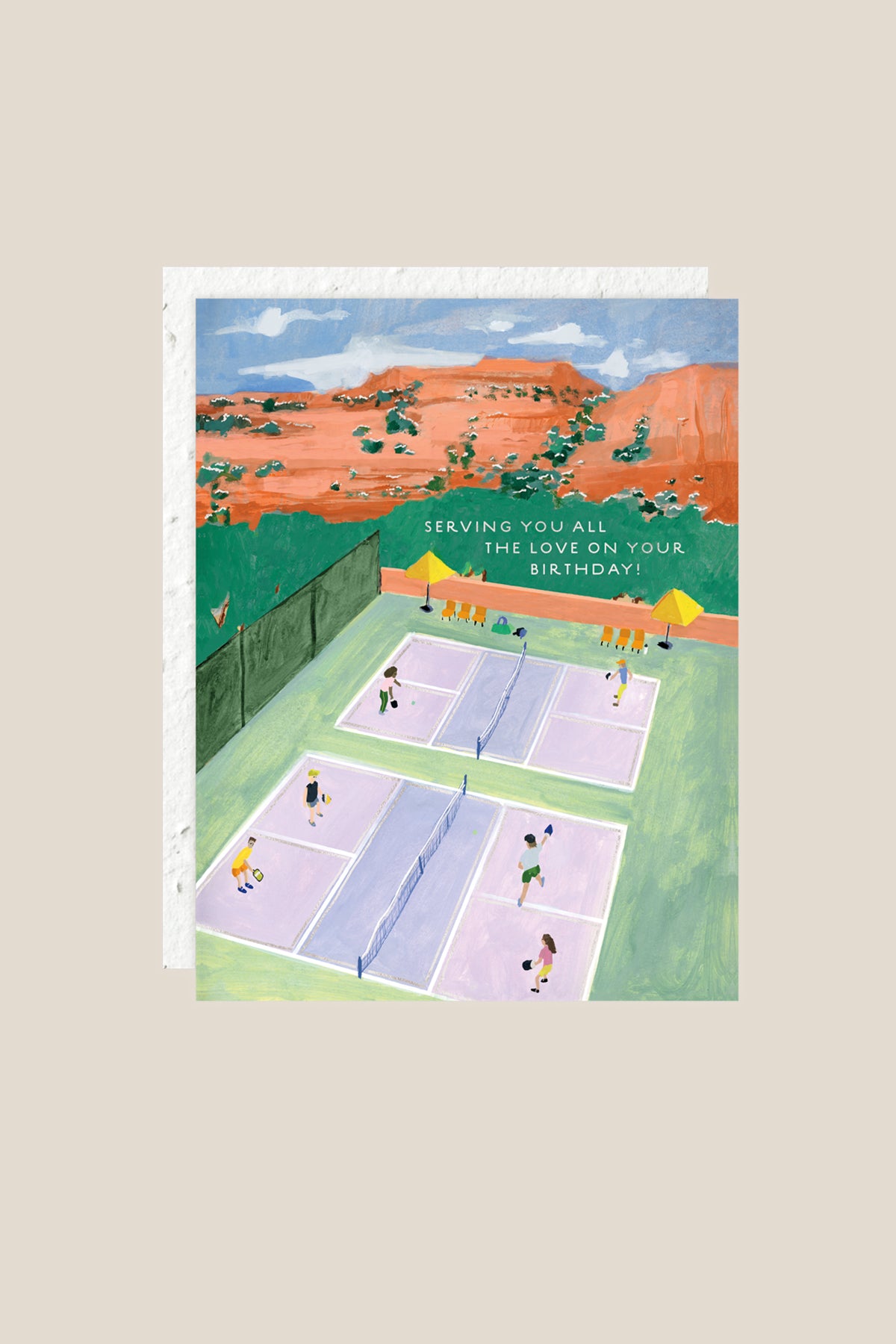 Pickleball Birthday Card