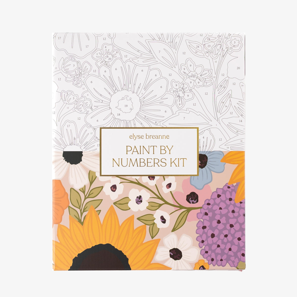 Elyse Breanne Design Rainbow Garden Paint by Numbers Kit