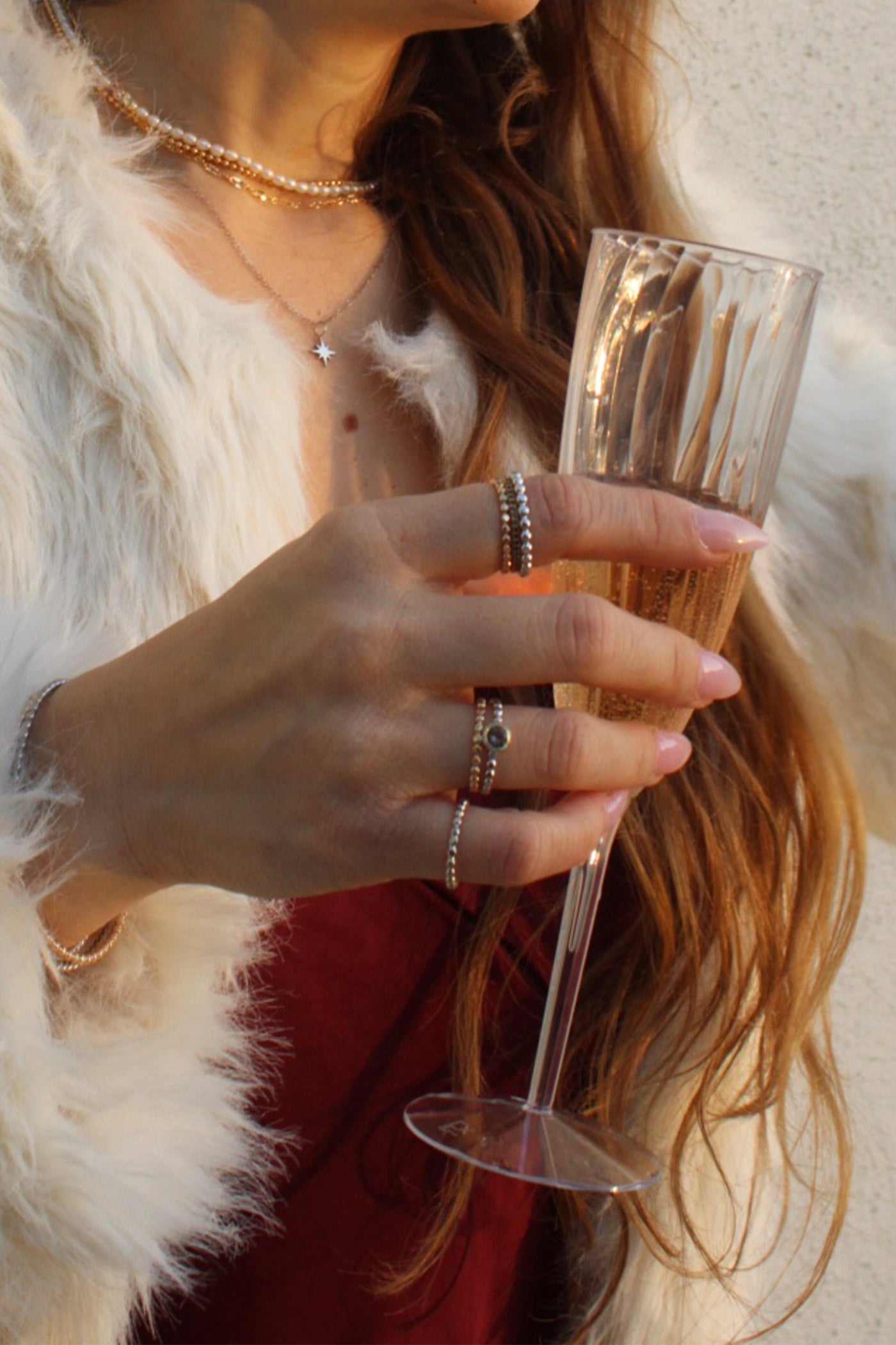 Sadie Jo Jewelry Co. Smoky Quartz Beaded Ring