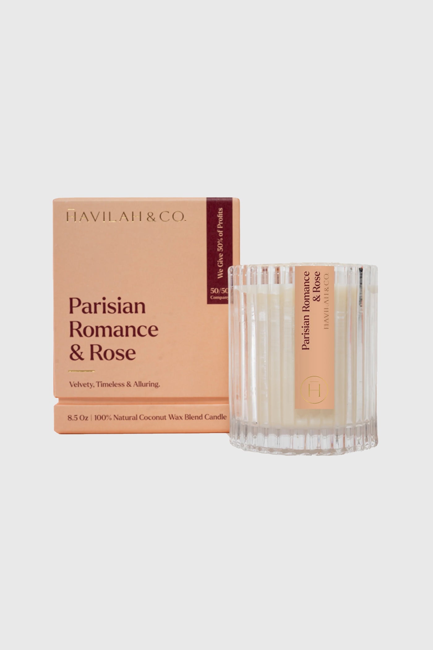 Havilah & Co. Parisian Romance & Rose Candle
