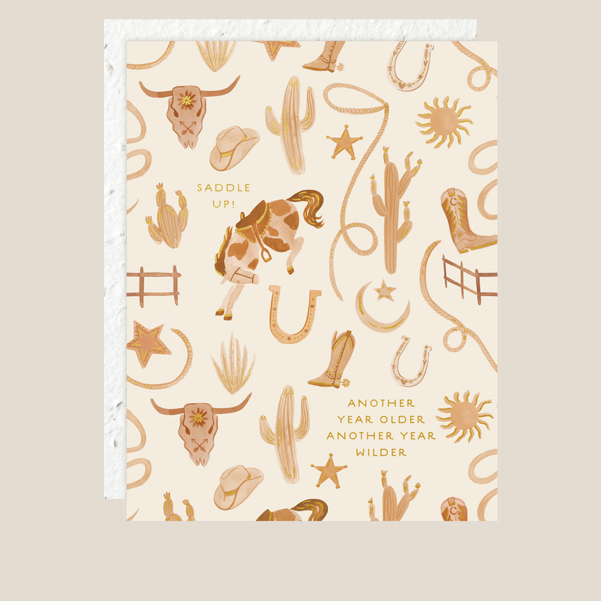 Saddle Up Birthday Card