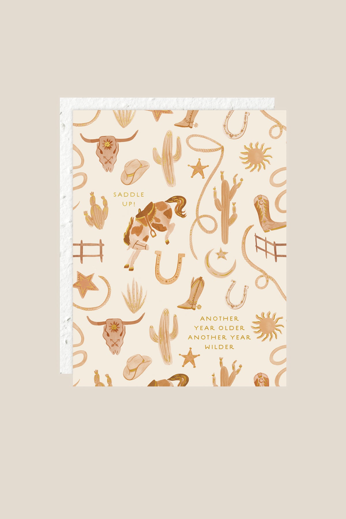 Saddle Up Birthday Card