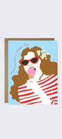 Ula Bloom Ice Cream Birthday Greeting Card