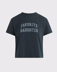 Favorite Daughter Favorite Daughter Cropped Collegiate Tee