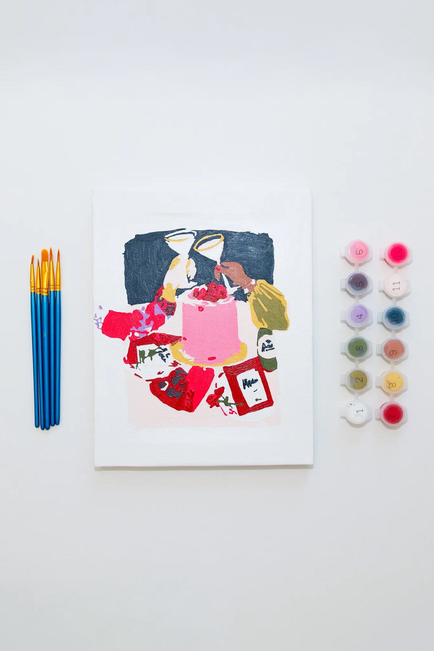 Paint Anywhere Very Valentines Paint By Numbers Framed Mini