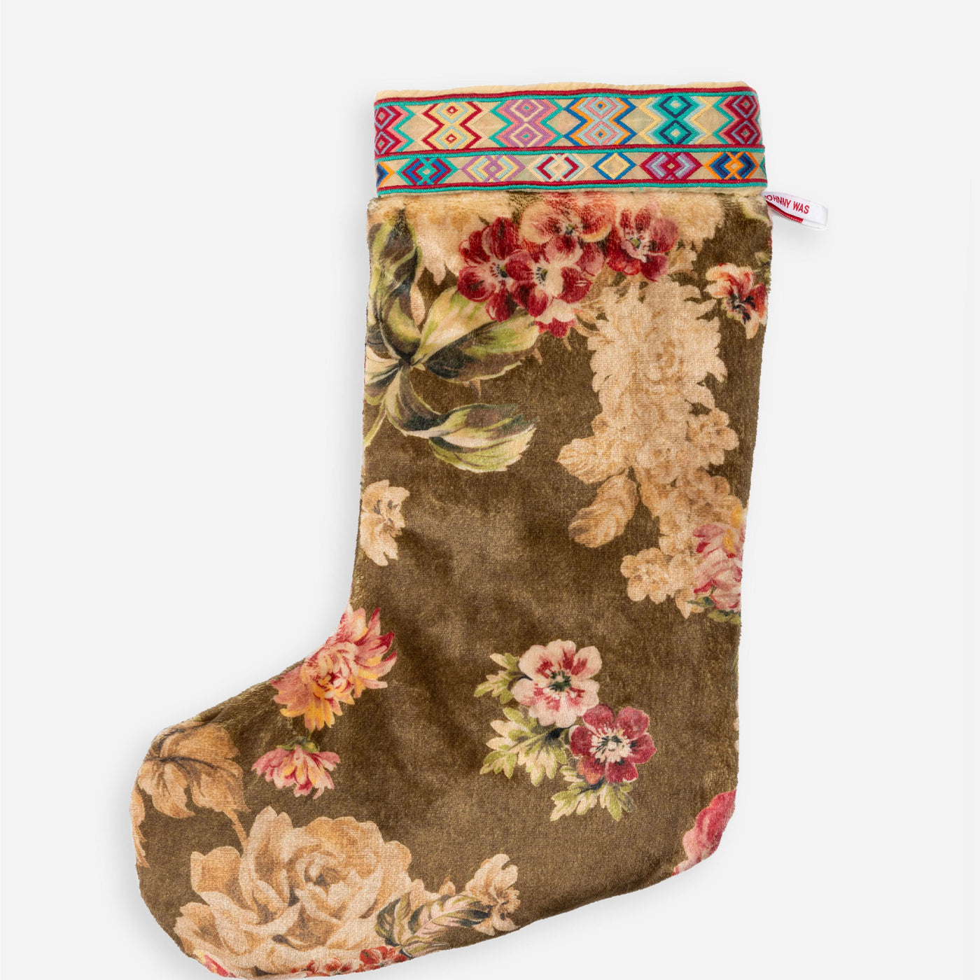 Johnny Was Vintage Rose Stocking