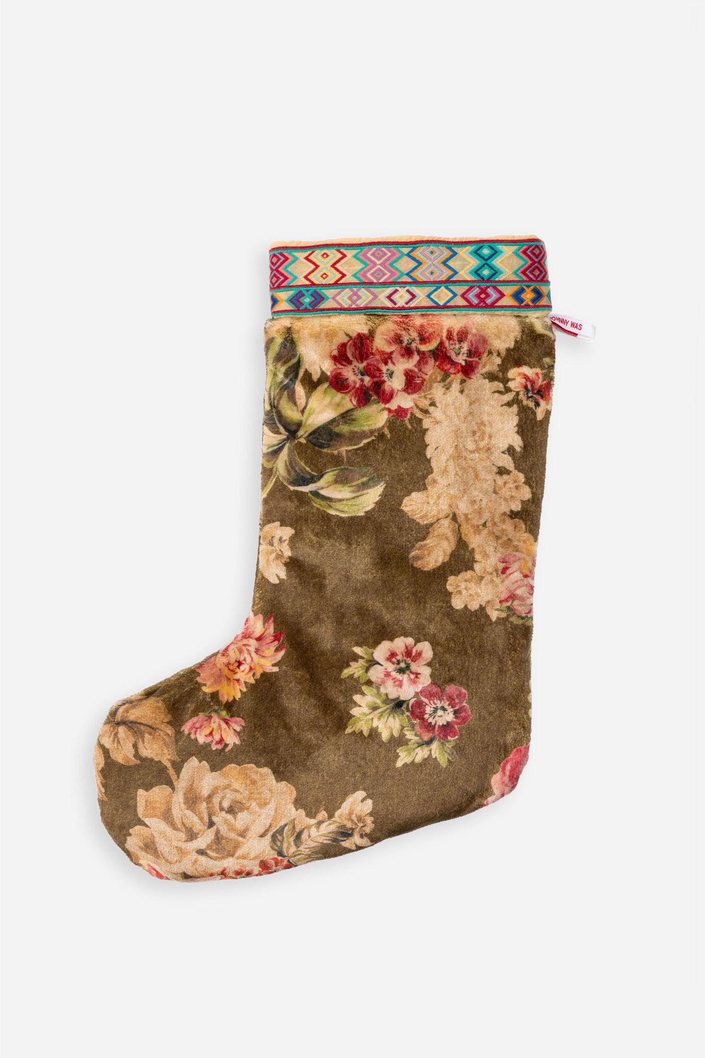 Johnny Was Vintage Rose Stocking