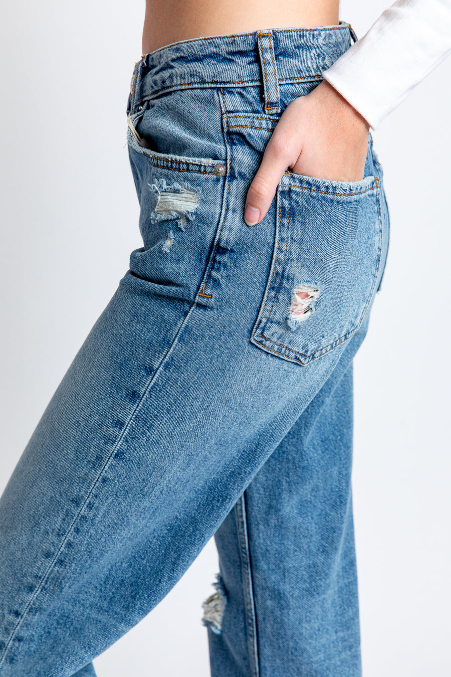 Rails Topanga Straight in Vintage Sapphire
