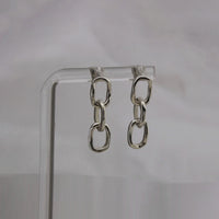 Sadie Jo Jewelry Co. Mini Chain Link Earrings in Silver