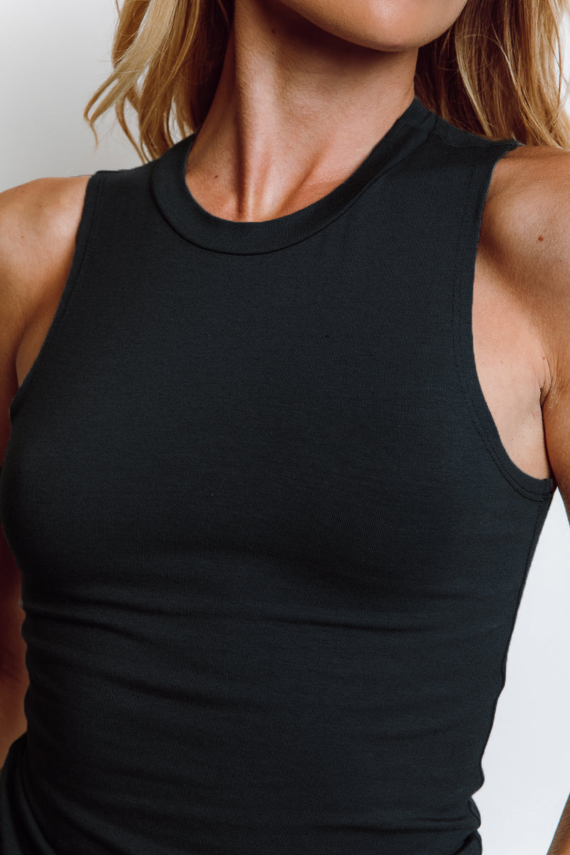 Monte Biscotti Tank in Hudson Black