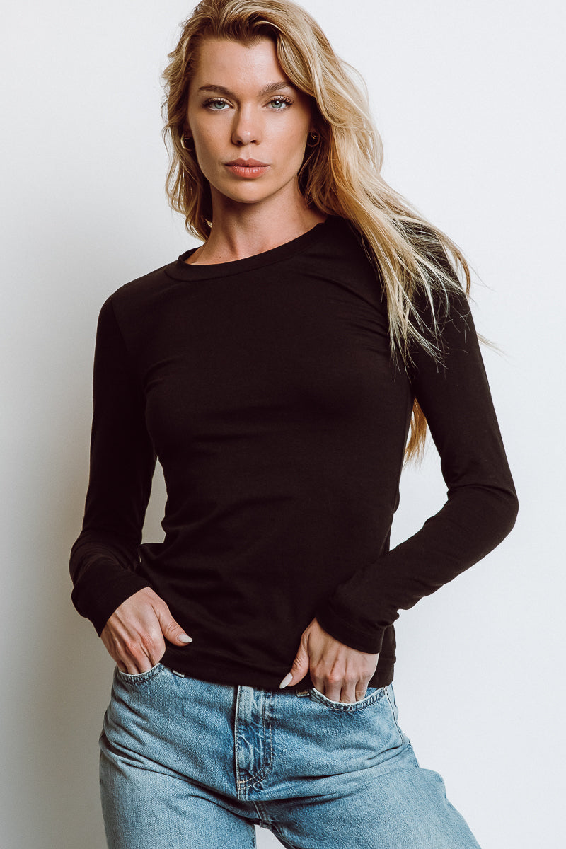 Monte Mulholland L/S Tee in Hudson Black